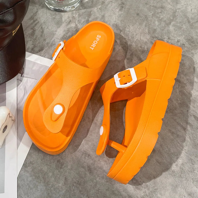 Chausson Sandale Femme Été Luxe | Plateforme EVA Élégante