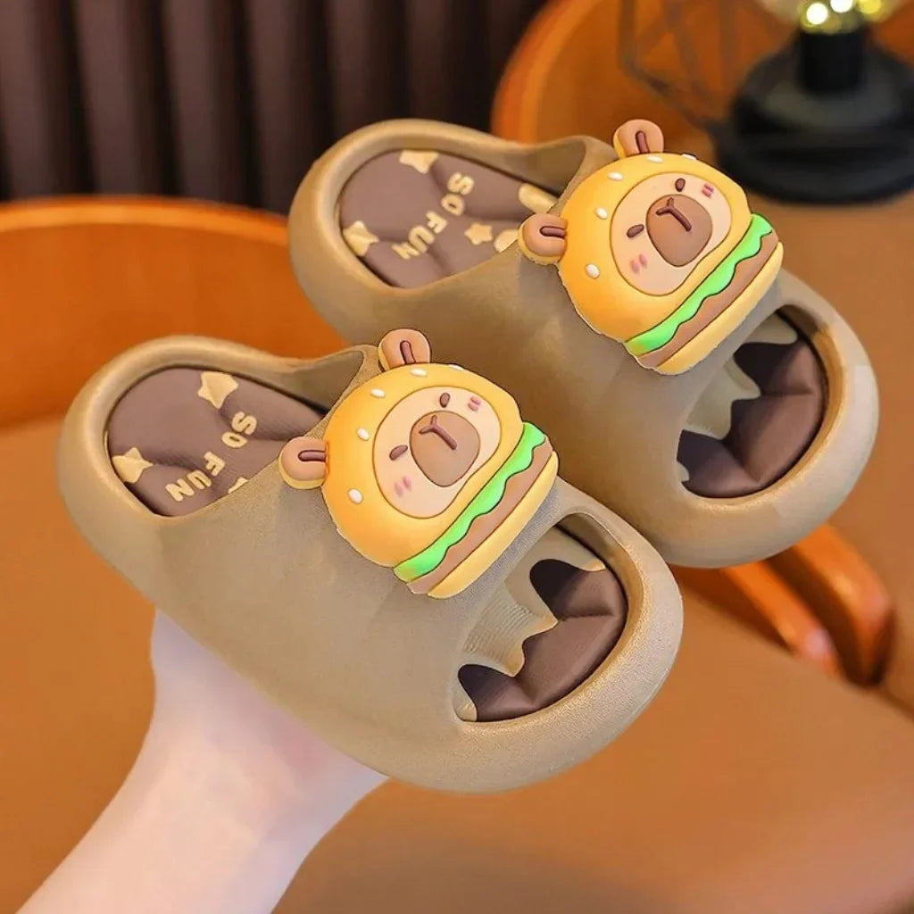 Chaussons Enfant Capybara : Confort et Éléganse pour Petits Pieds