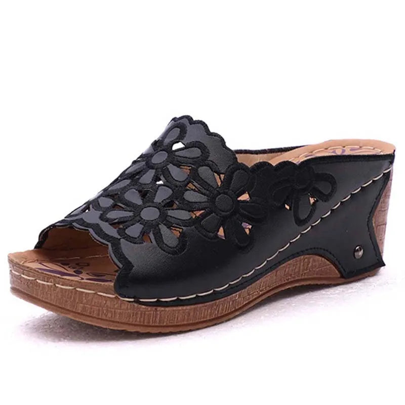 Chaussons Femme Élégance | Compensés