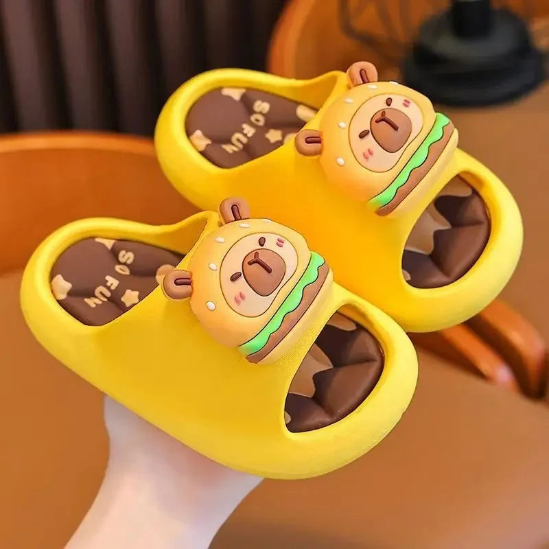 Chaussons Enfant Capybara : Confort et Éléganse pour Petits Pieds