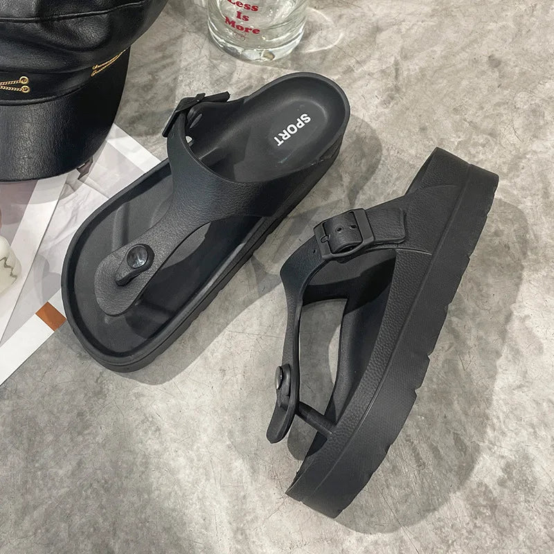 Chausson Sandale Femme Été Luxe | Plateforme EVA Élégante