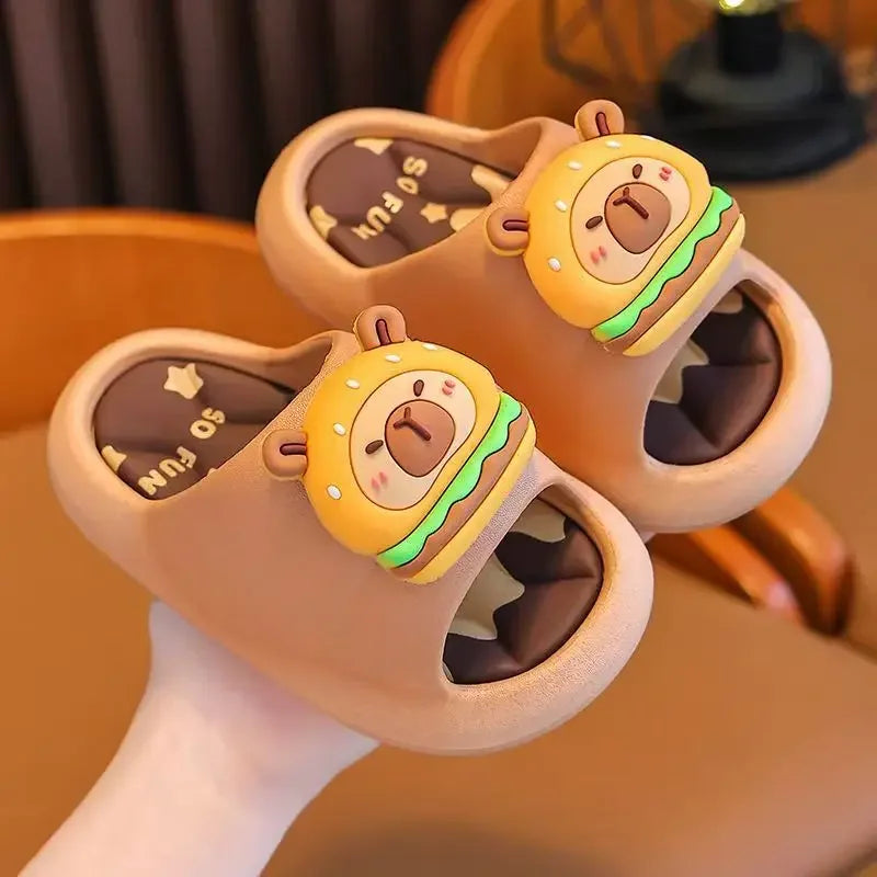 Chaussons Enfant Capybara : Confort et Éléganse pour Petits Pieds