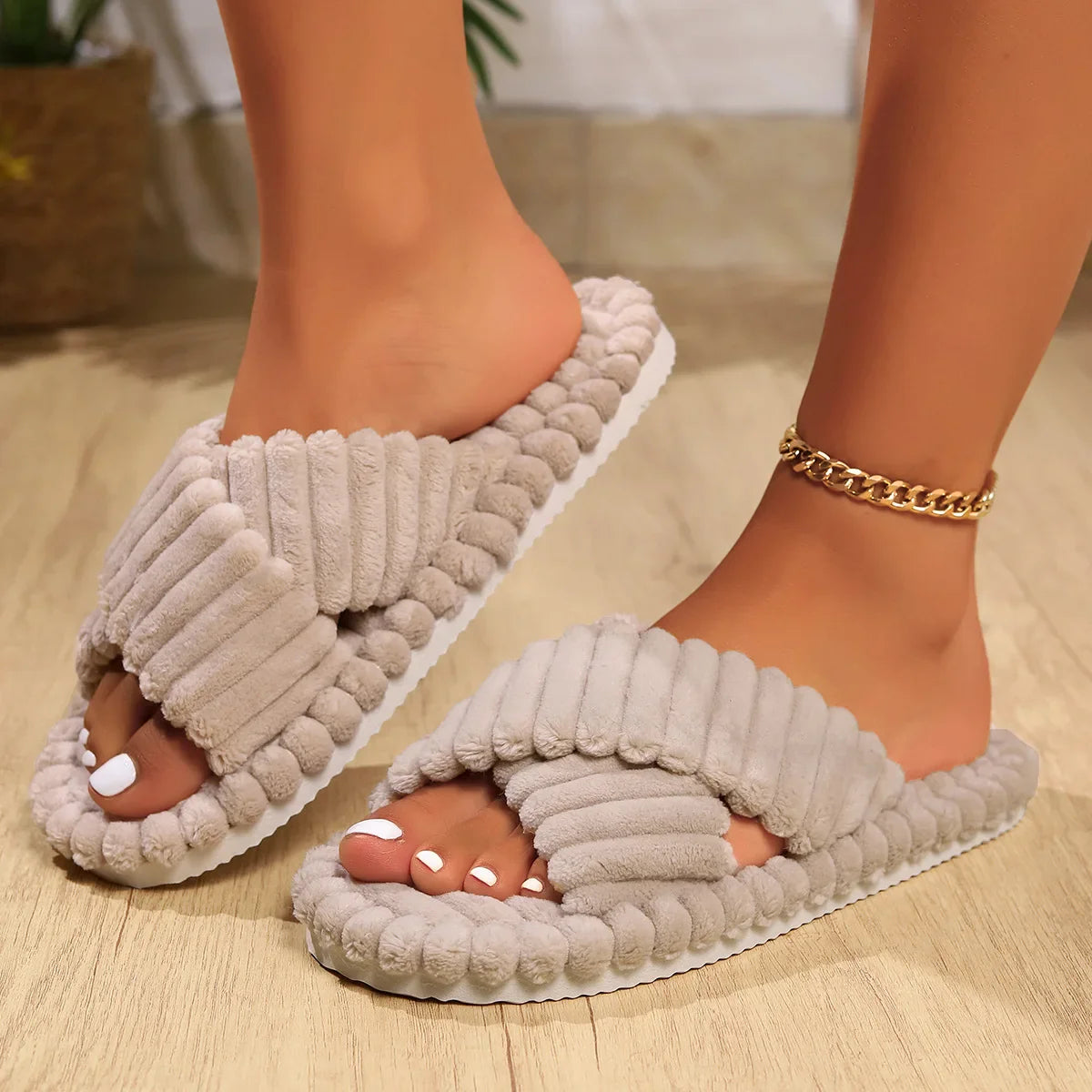 Chaussons d'intérieur Femme | Été Élégance