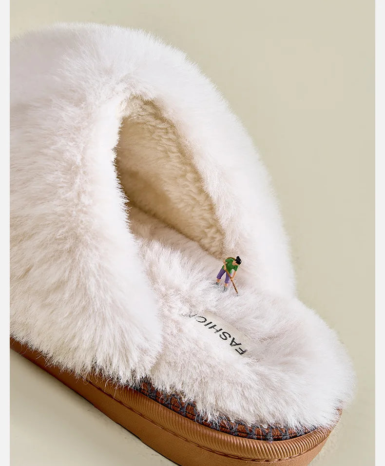 Chausson Fourrure Éclatant | Mode Trendy
