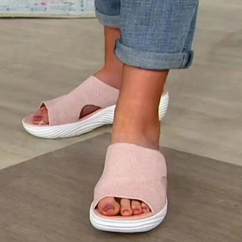 Chaussons d'Été Femme Élégance