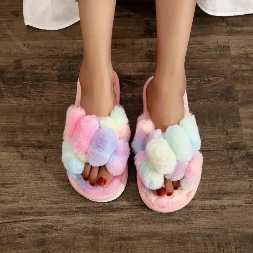 Chaussons en Fourrure Luxe