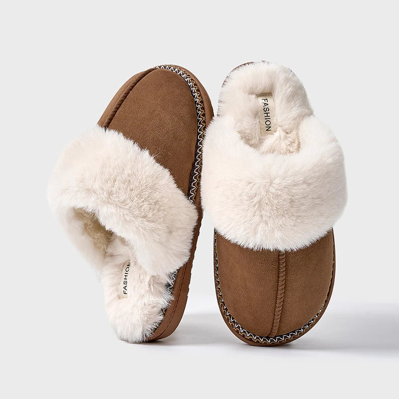 Chausson Fourrure Éclatant | Mode Trendy