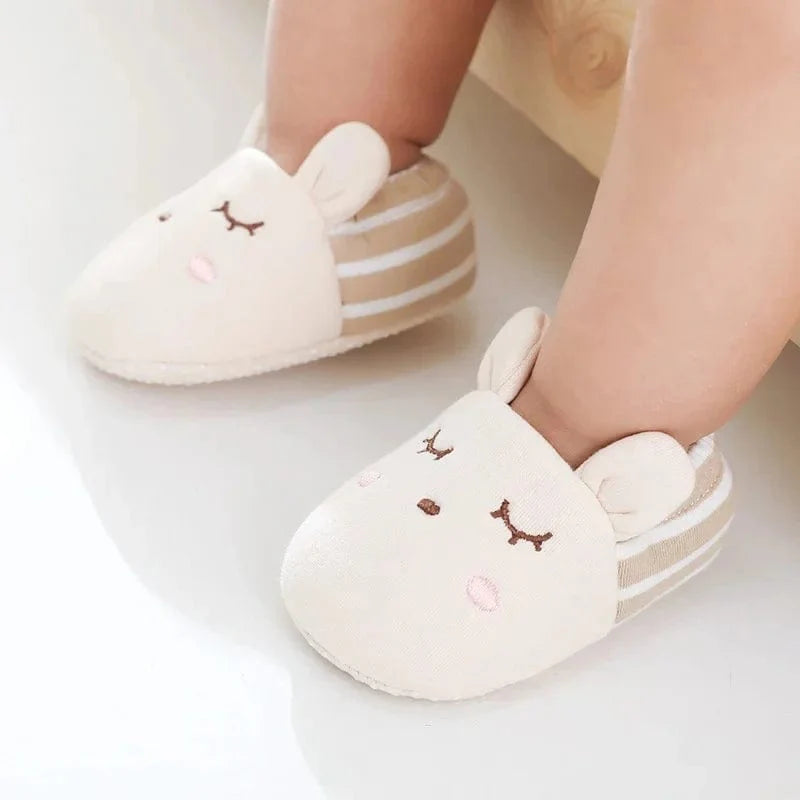 Chaussons Bébé en Coton Doux