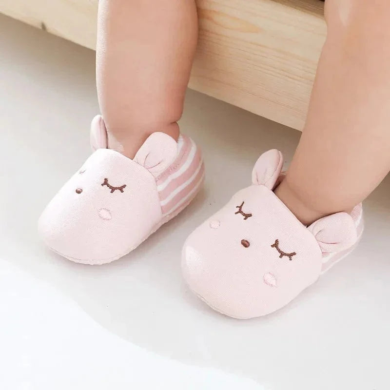 Chaussons Bébé en Coton Doux