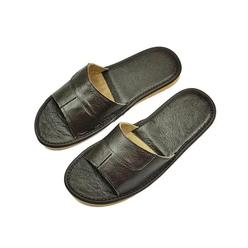 Chausson Claquette Cuir Élégance