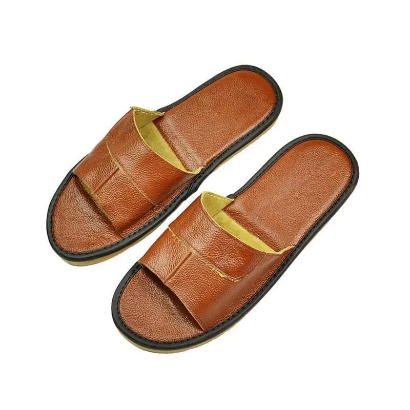 Chausson Claquette Cuir Élégance