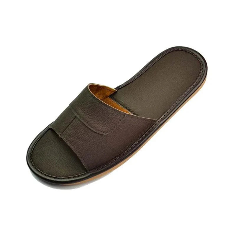 Chausson Claquette Cuir Élégance