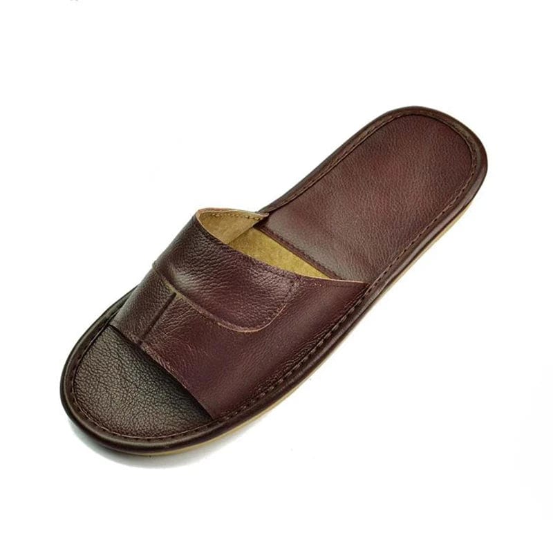 Chausson Claquette Cuir Élégance
