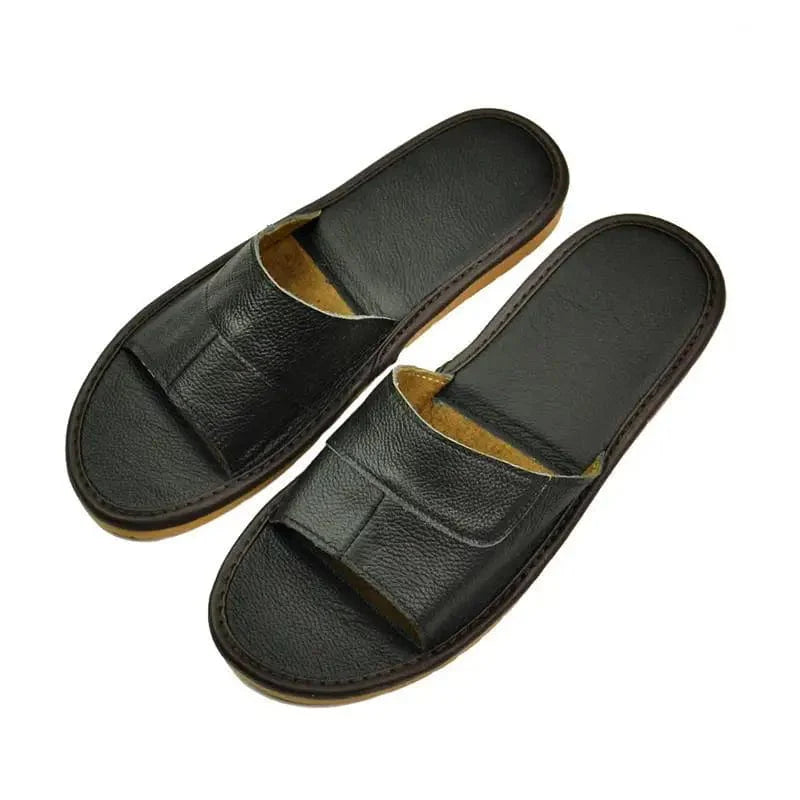 Chausson Claquette Cuir Élégance