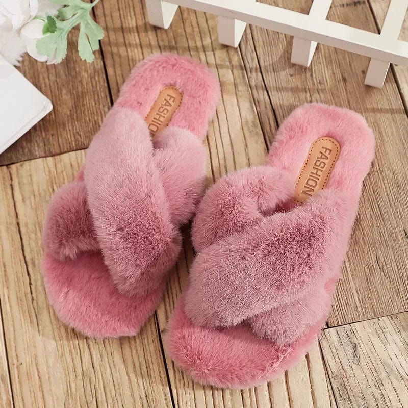 Chaussons Claquettes Fourrées Luxe