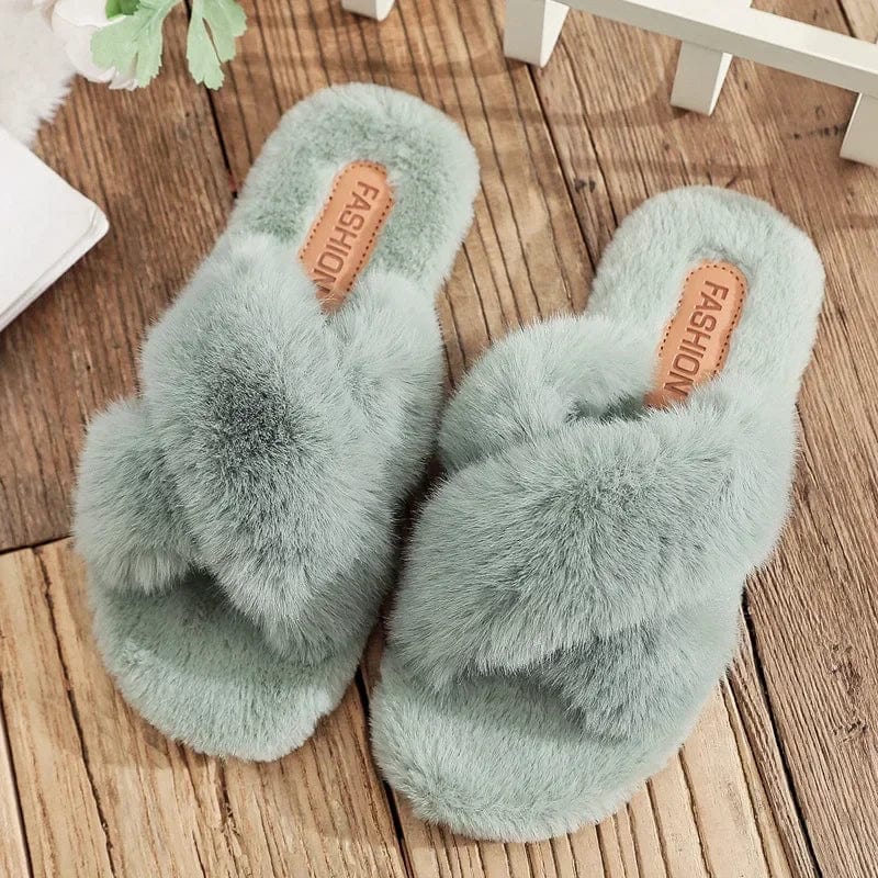 Chaussons Claquettes Fourrées Luxe