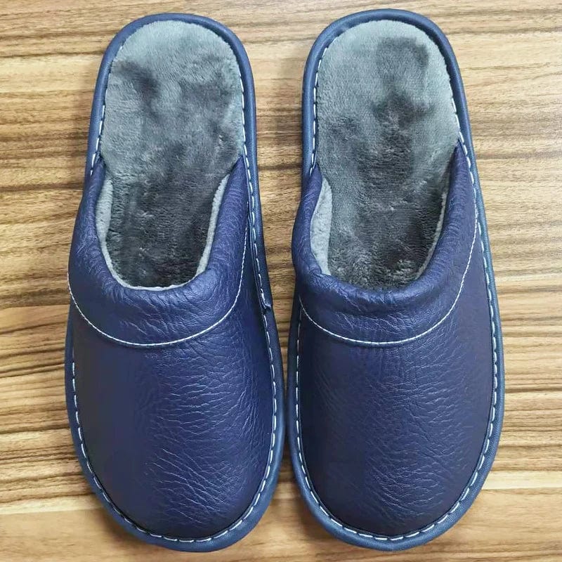 Chaussons en Cuir Élégance