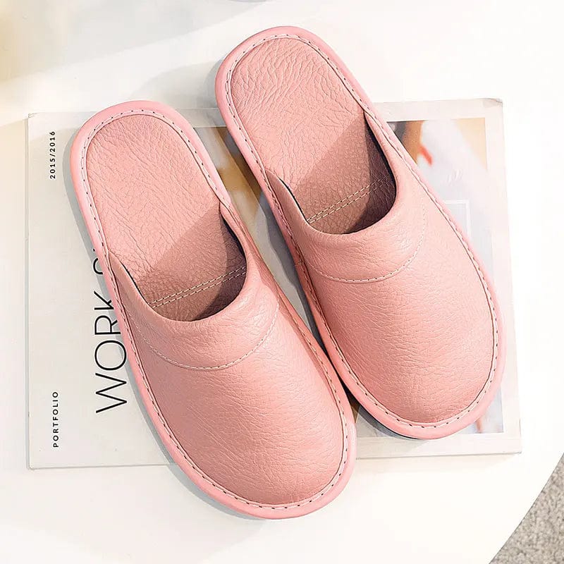 Chaussons en Cuir Élégance