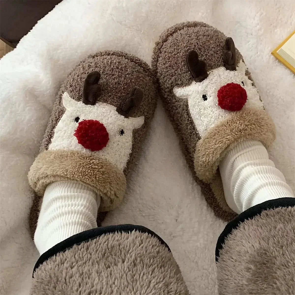 Chaussons de Noël Rudolph Étoilé