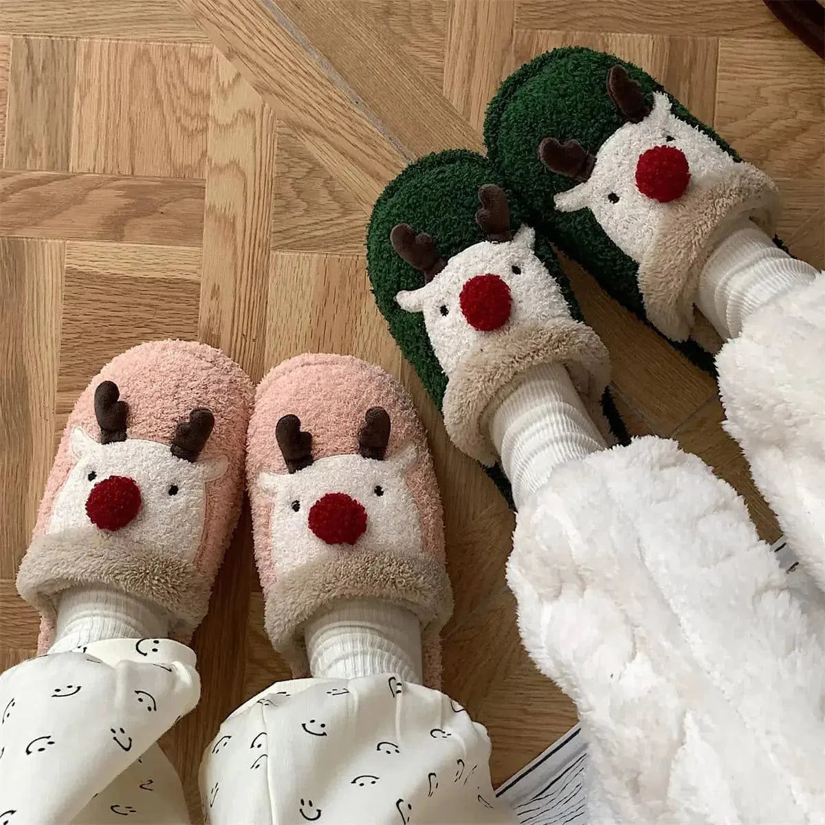 Chaussons de Noël Rudolph Étoilé