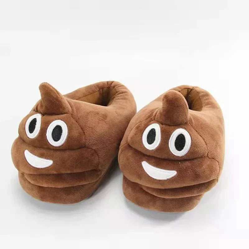 Chaussons Emoji Caca Fun