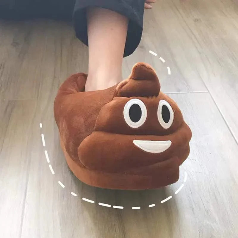 Chaussons Emoji Caca Fun