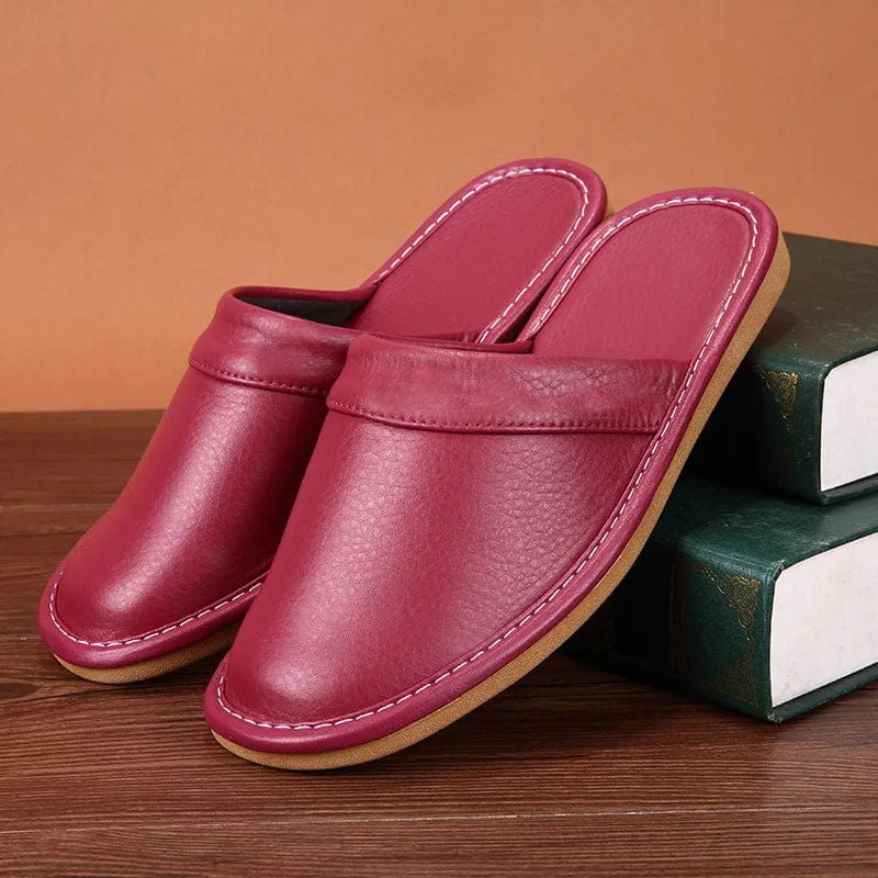 Chausson en Cuir Élégance