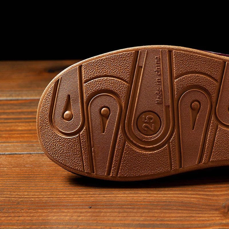 Chausson en Cuir Élégance