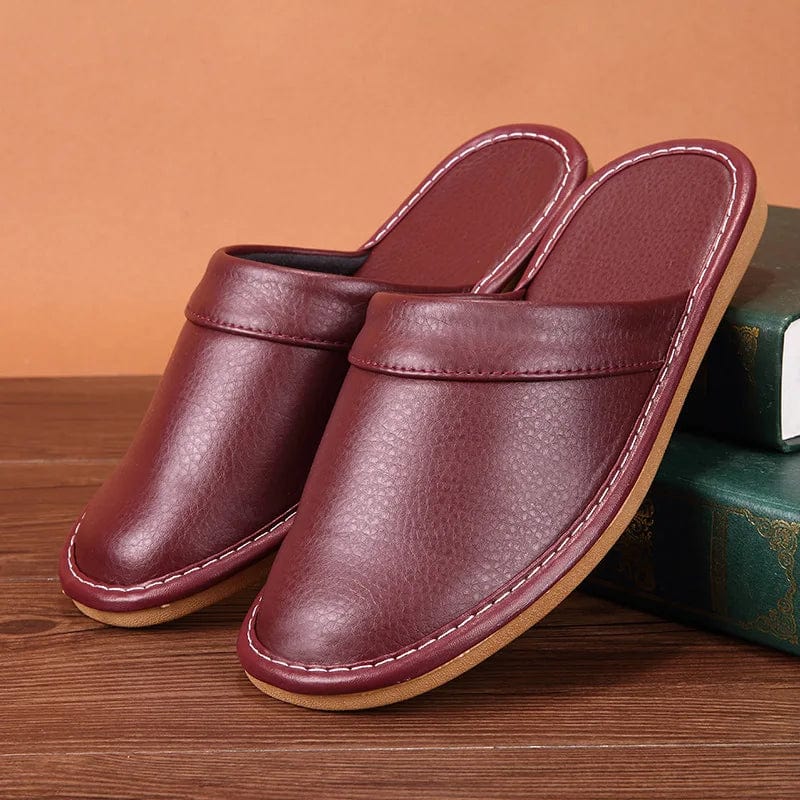 Chausson en Cuir Élégance