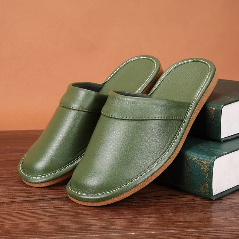 Chausson en Cuir Élégance