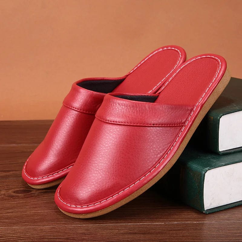 Chausson en Cuir Élégance