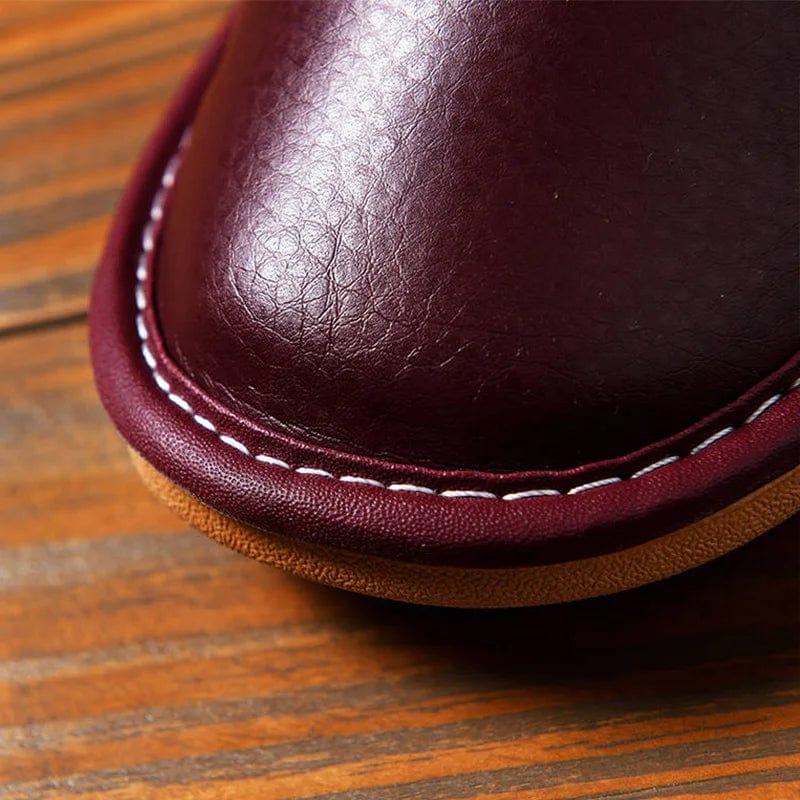 Chausson en Cuir Élégance