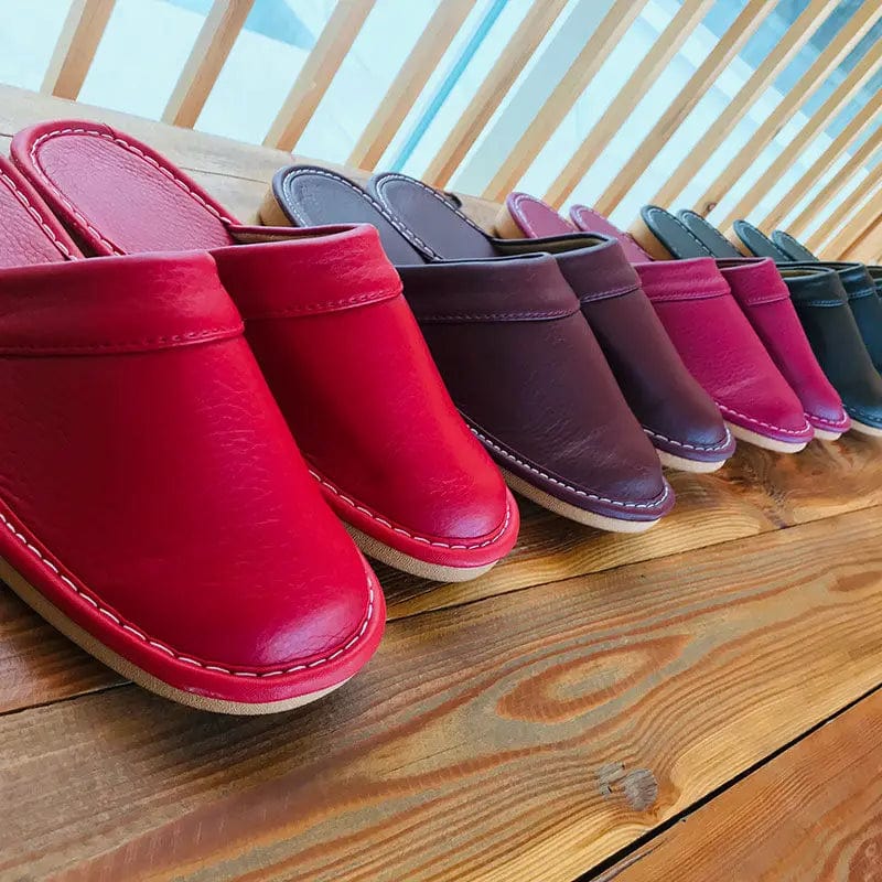 Chausson en Cuir Élégance