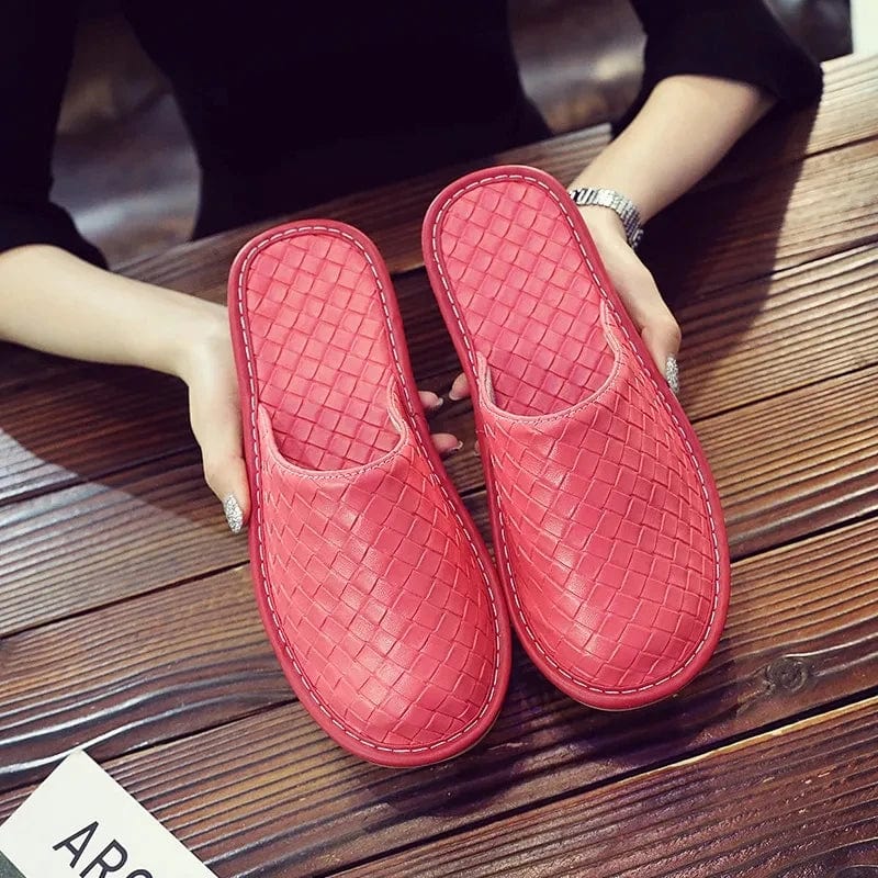 Chausson en Cuir Élégance
