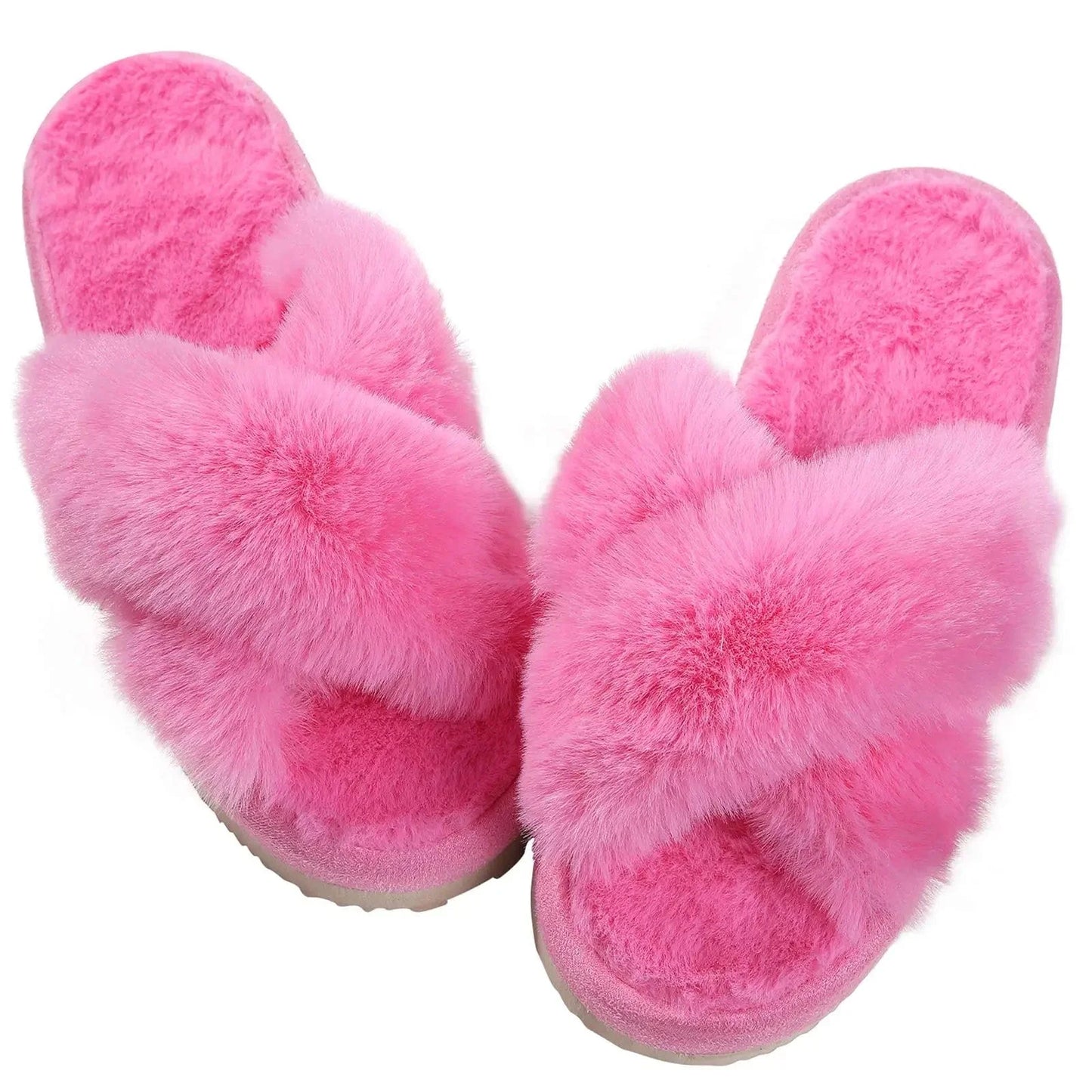 Chaussons en Fourrure Chic