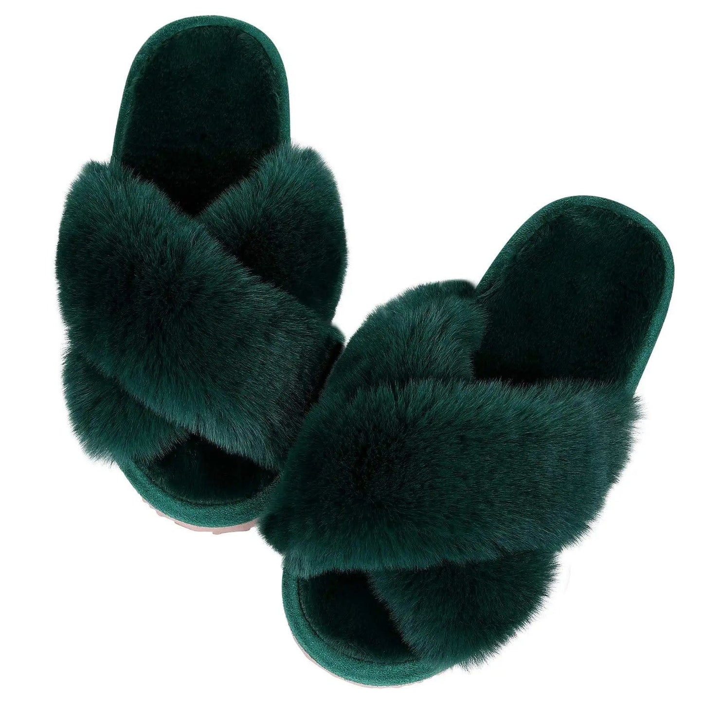 Chaussons en Fourrure Chic