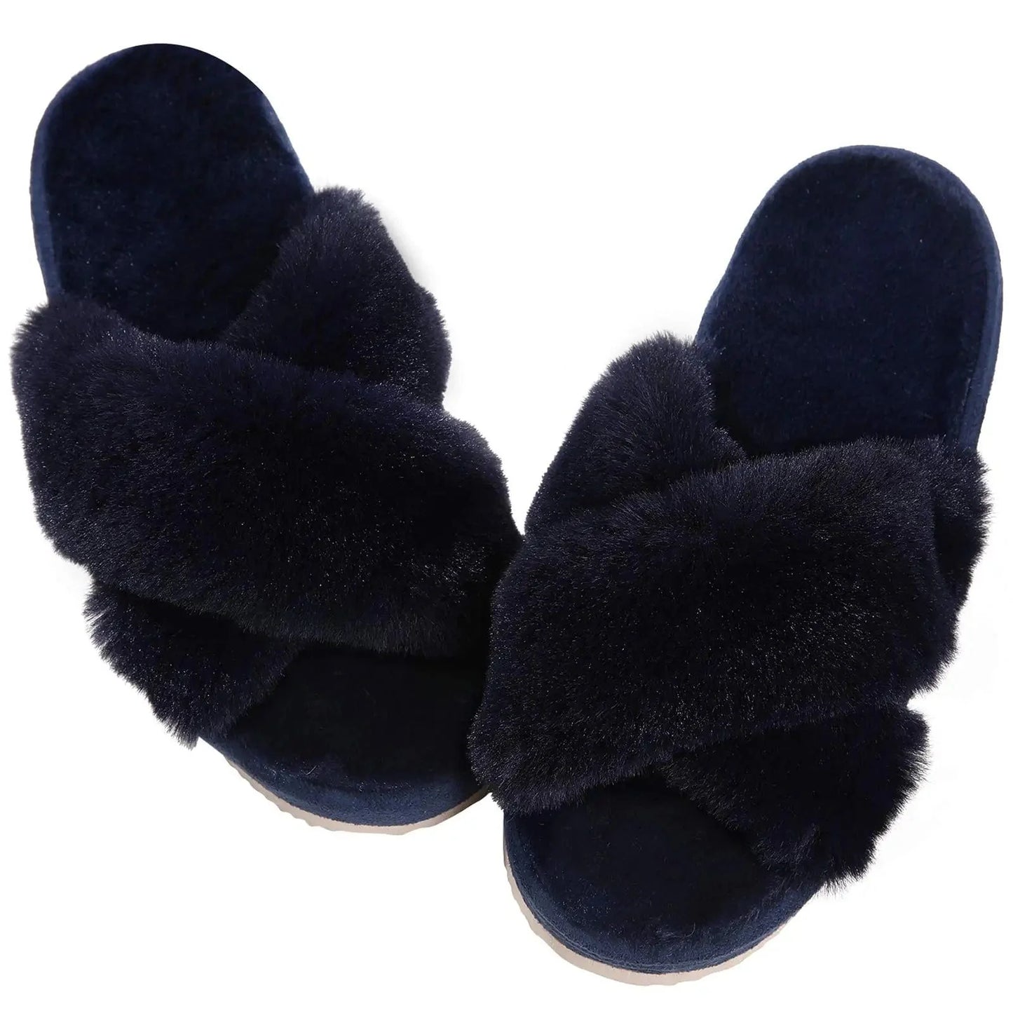 Chaussons en Fourrure Chic