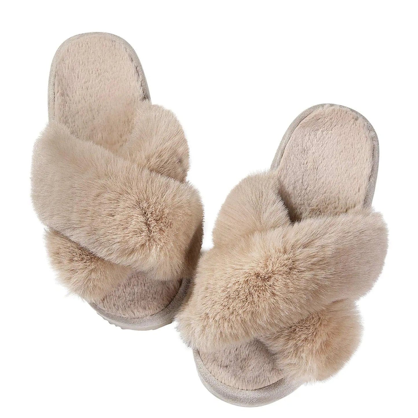 Chaussons en Fourrure Chic