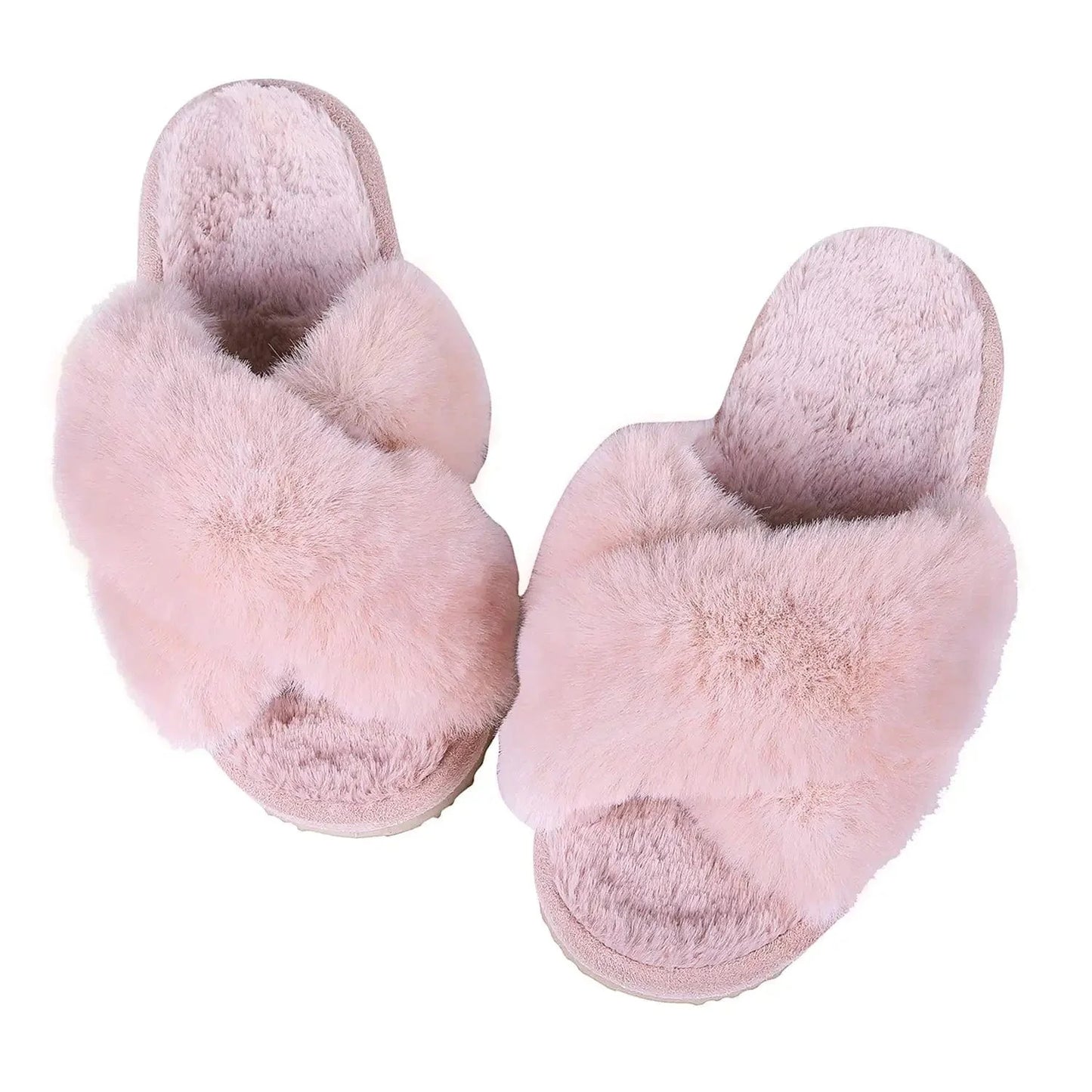Chaussons en Fourrure Chic