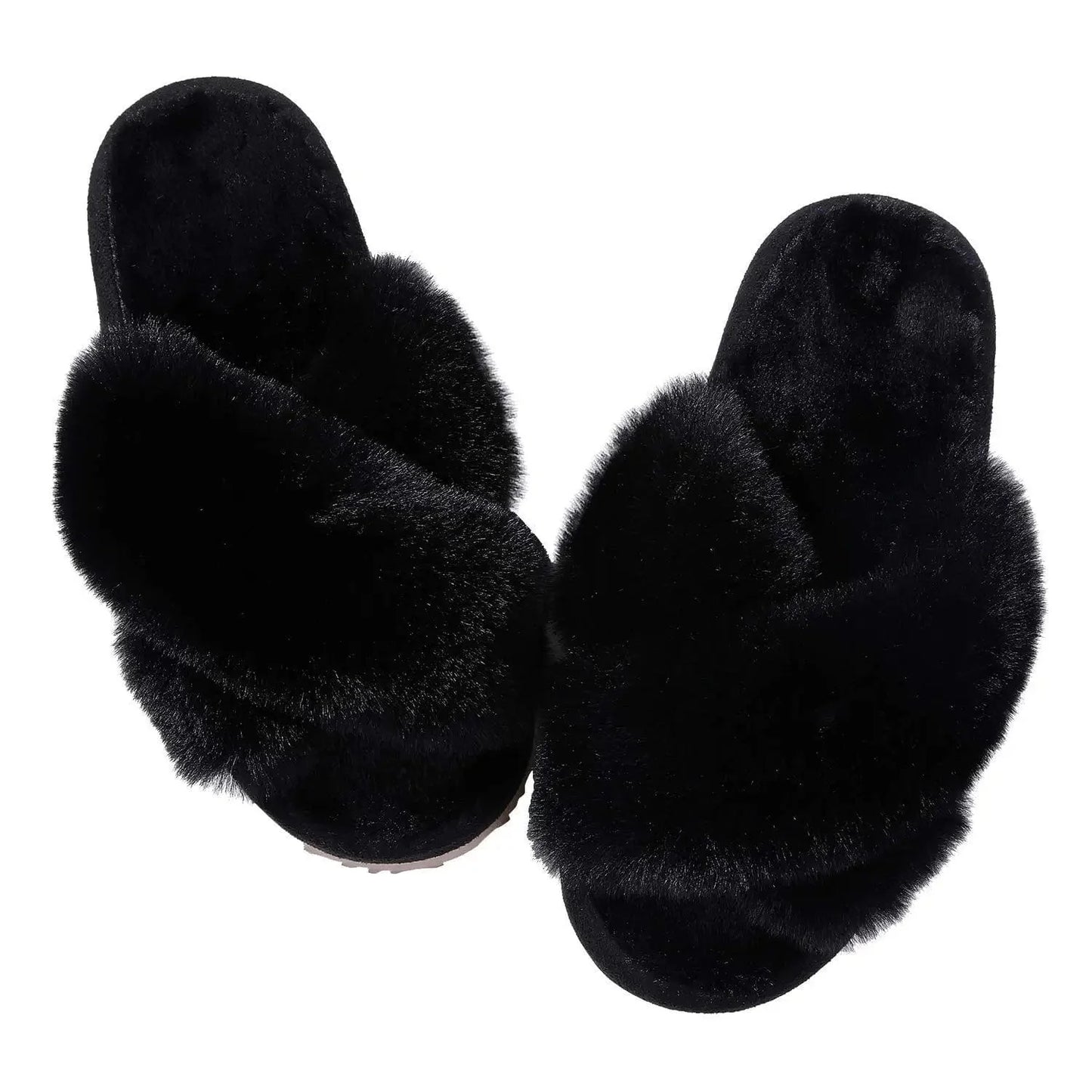 Chaussons en Fourrure Chic