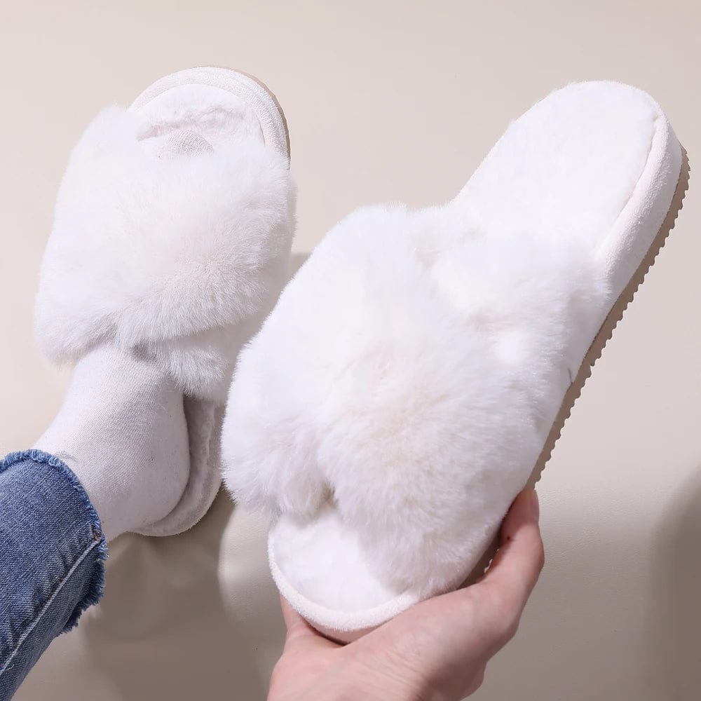 Chaussons en Fourrure Chic