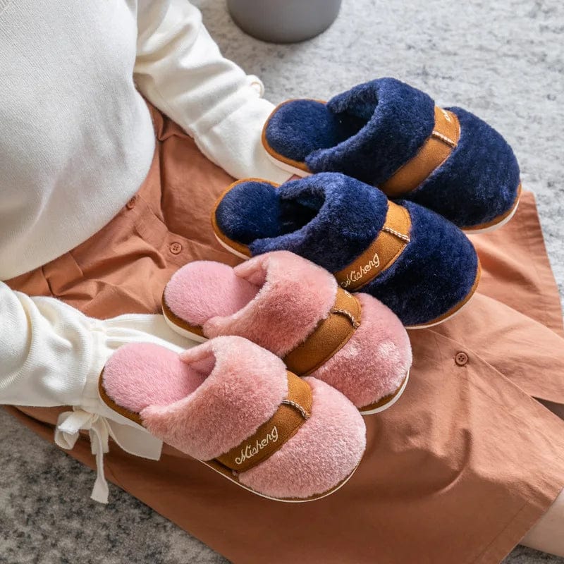 Chaussons en Fourrure Luxe