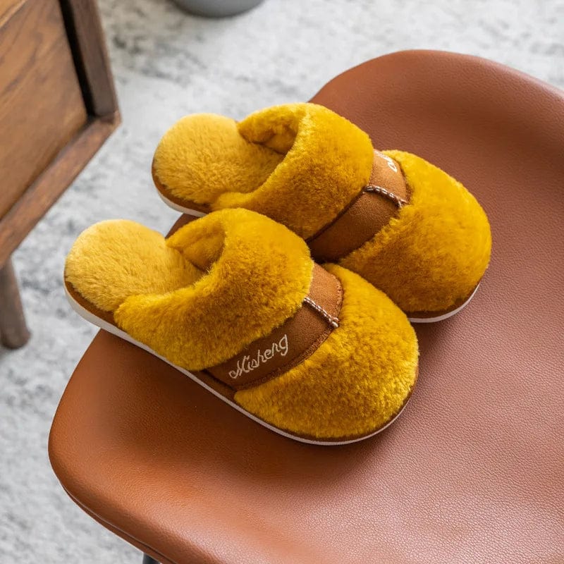 Chaussons en Fourrure Luxe