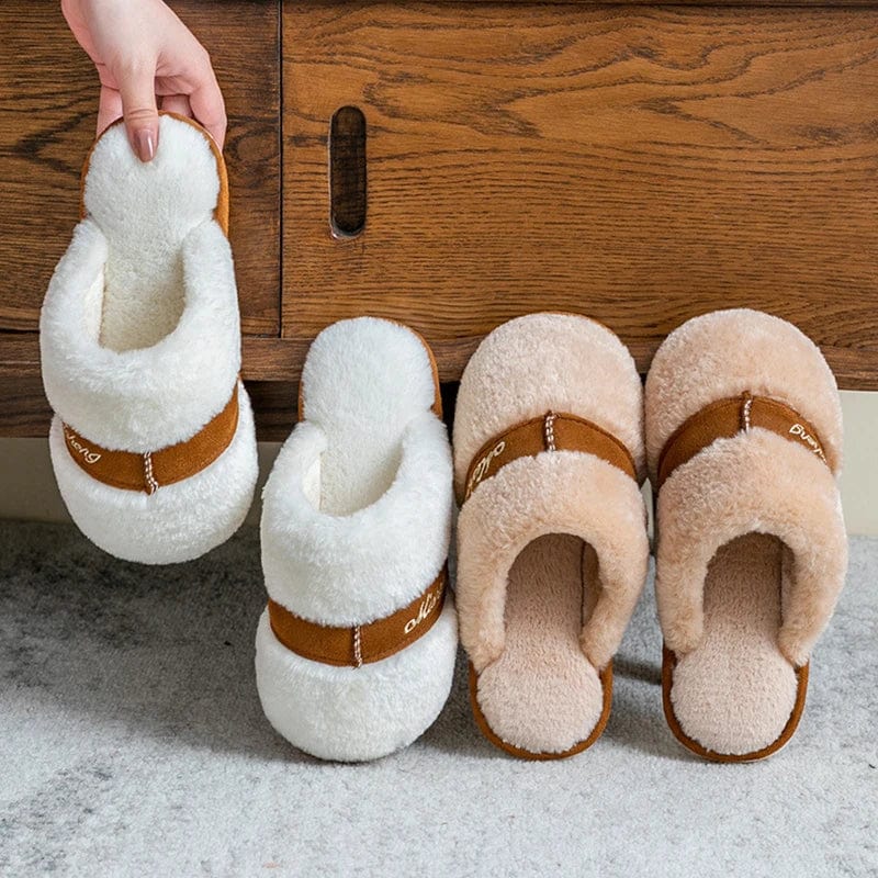 Chaussons en Fourrure Luxe