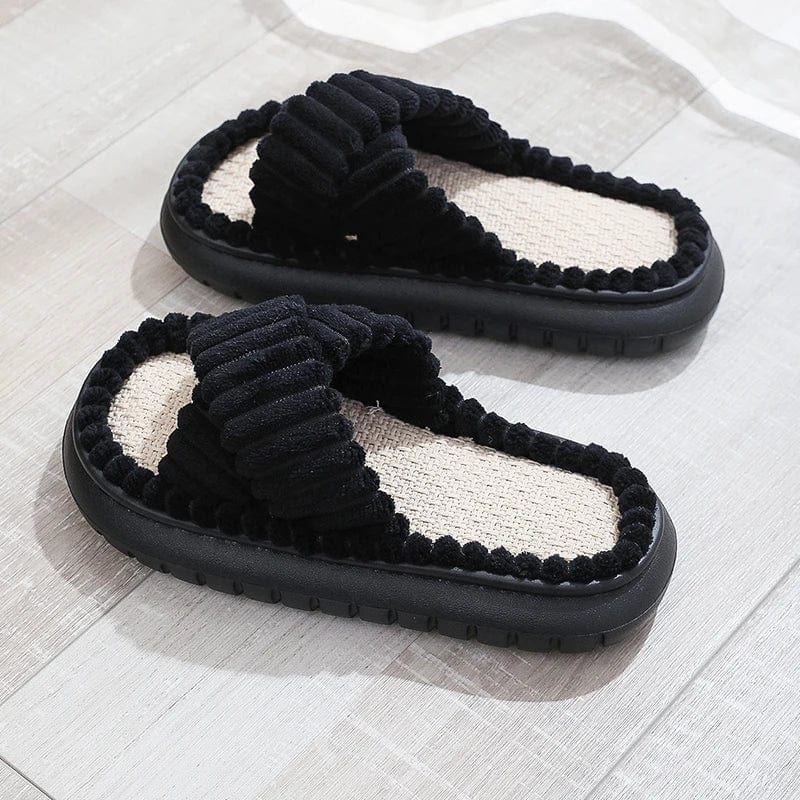 Chausson Ouvert Femme Élégance