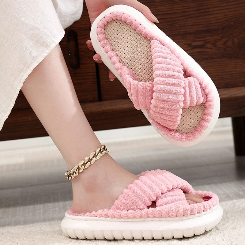 Chausson Ouvert Femme Élégance