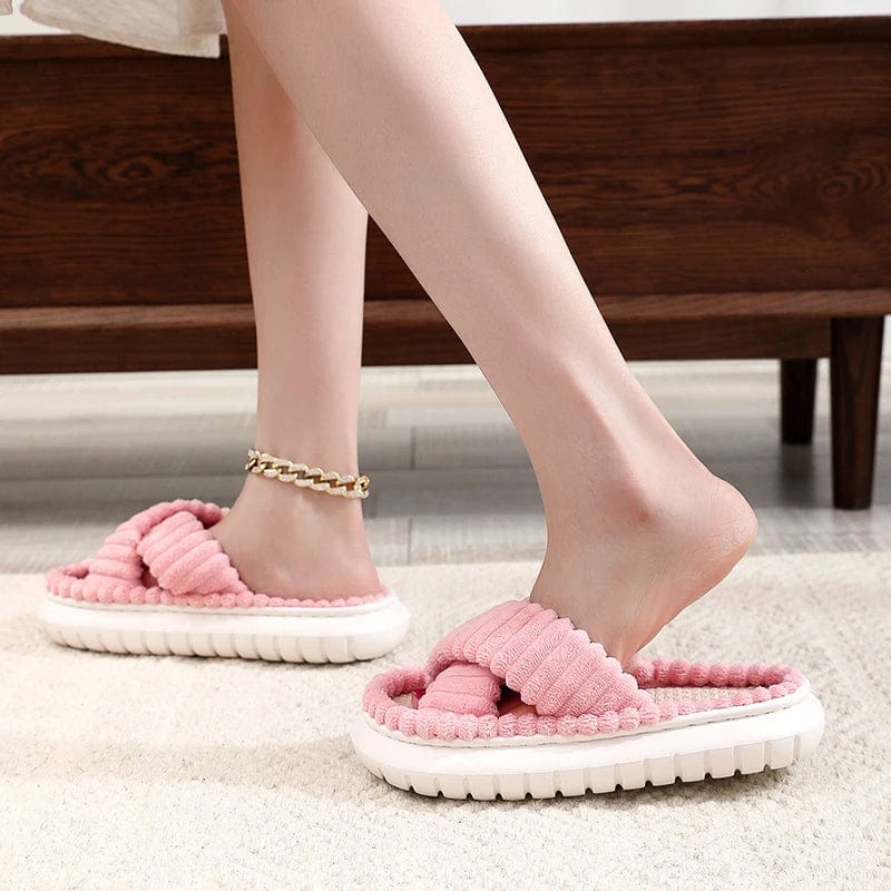 Chausson Ouvert Femme Élégance
