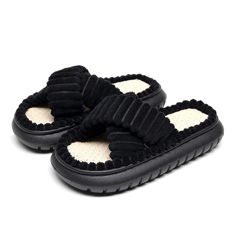Chausson Ouvert Femme Élégance