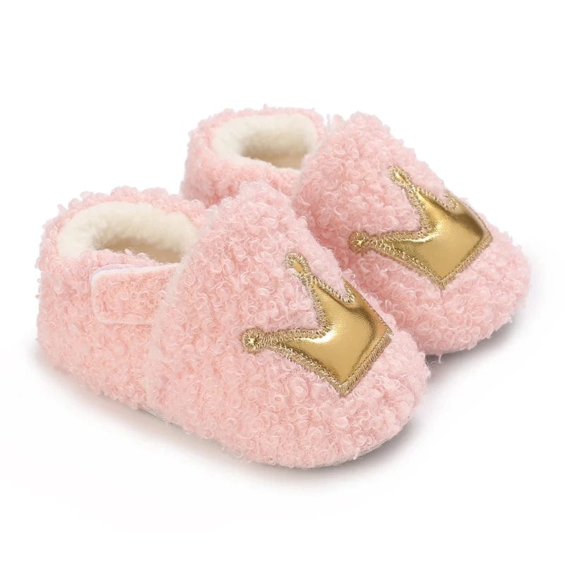 Chaussons Bébé Couronne Élégance