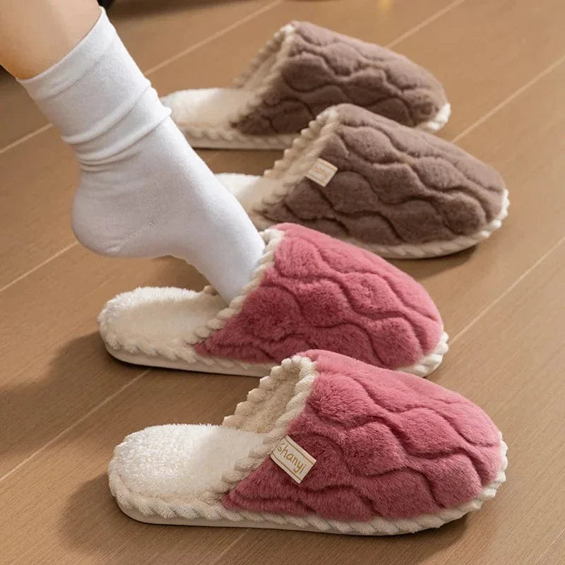 Chaussons Femme Hiver | Confort en Coton Moelleux